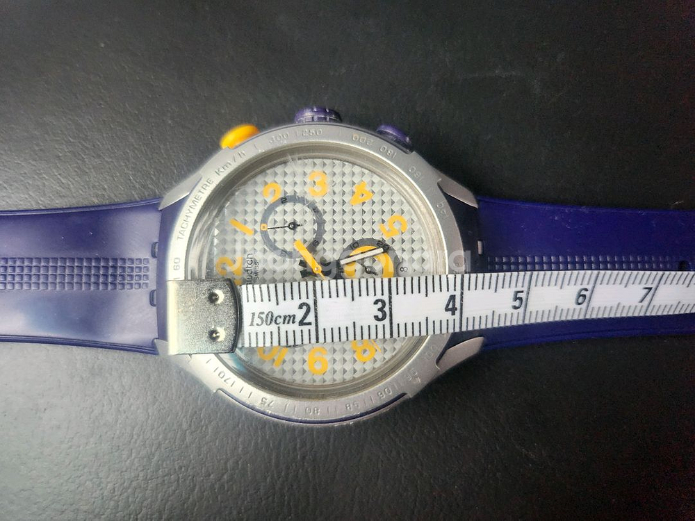 스와치 쿼츠 크로노 42미리ㆍ남성 새상품급--3