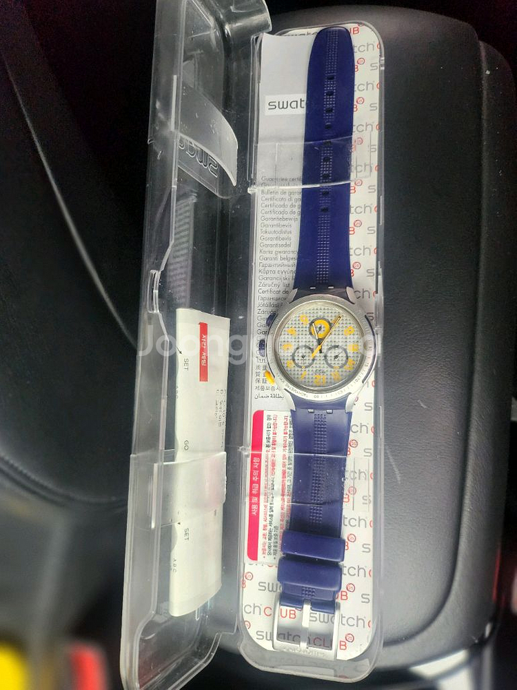 스와치 쿼츠 크로노 42미리ㆍ남성 새상품급--6