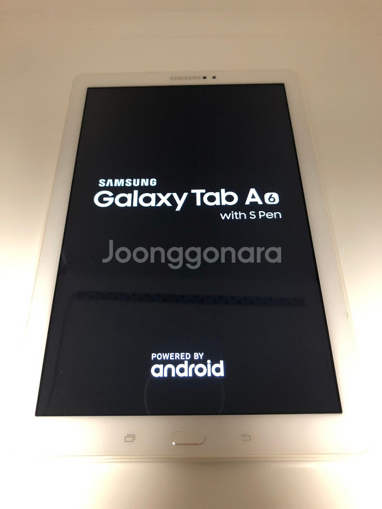 갤럭시 탭A6 S펜(SM-P580) 화이트 기기 판매--0