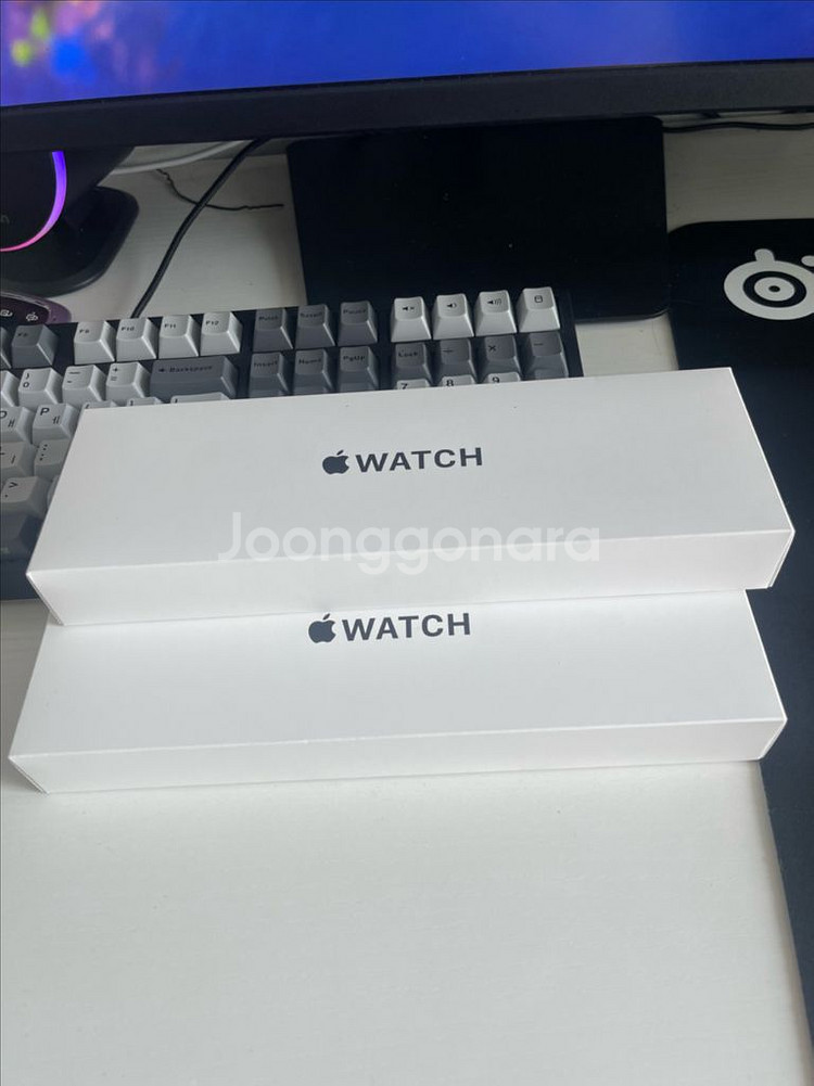 애플워치se2세대 44mm 미드나이트 미개봉 팝니다--1