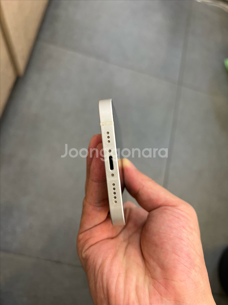 아이폰12 화이트 128GB 단품 A급--6