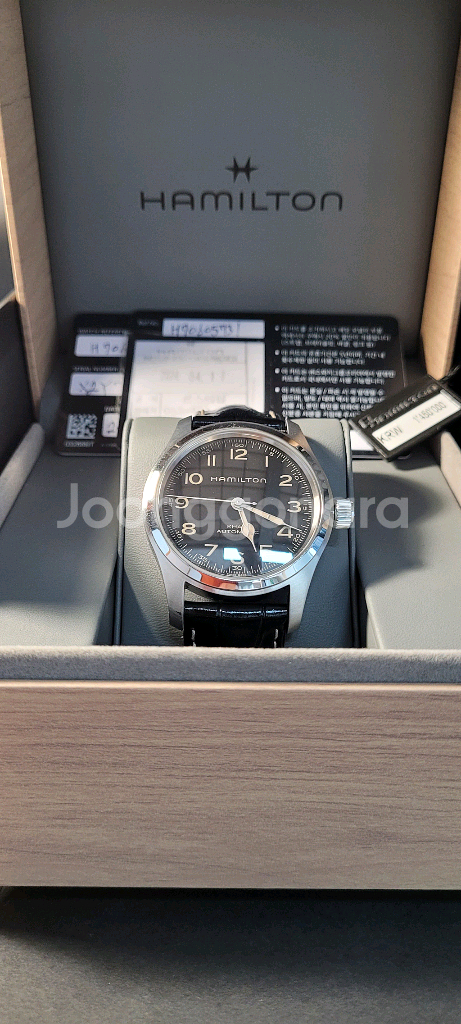 해밀턴 카키필드 머피 42mm 오토 풀박 풀구성 최상급--2