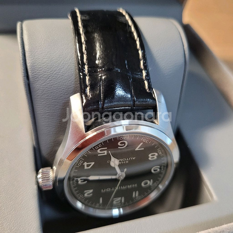 해밀턴 카키필드 머피 42mm 오토 풀박 풀구성 최상급--7