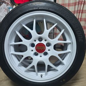 bbs rg-r(rg718) 17인치 휠타 팝니다