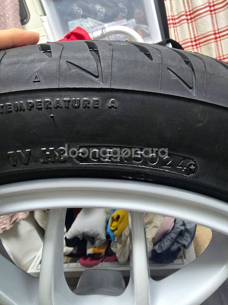 bbs rg-r(rg718) 17인치 휠타 팝니다--2