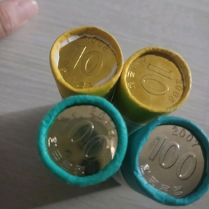 한국은행 100/50원 롤주화 새상품