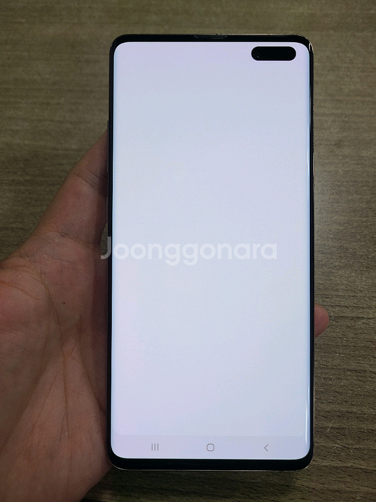 갤럭시 S10 5G 256G 무잔상 상태굿 중고폰 공기--4