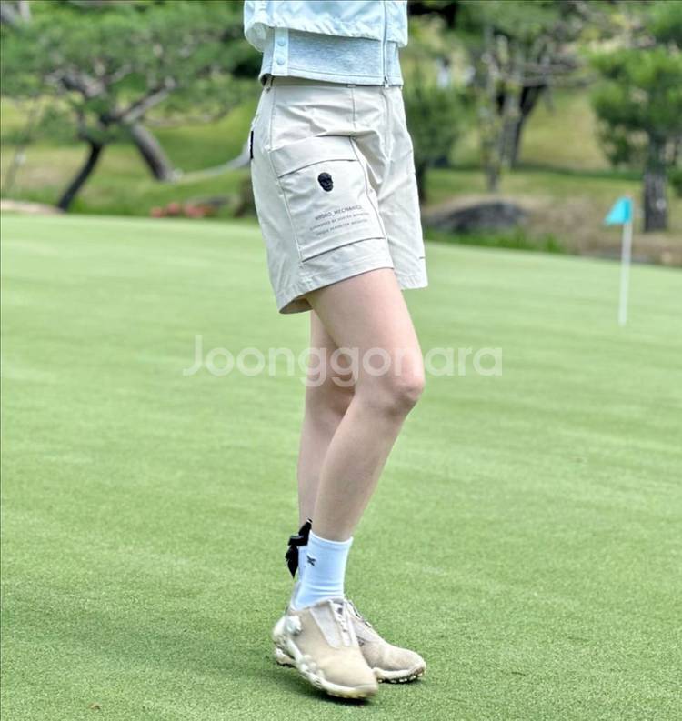 어메이징크리 여성 테크 카고 유틸리티 쇼츠 팬츠--5