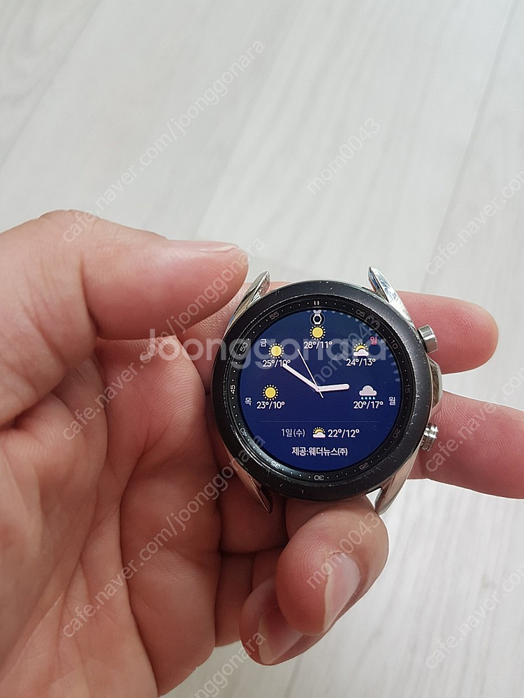 삼성 정품 갤럭시 워치3 클래식 41mm 정상작동--1