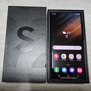 갤럭시 S22울트라 그린 256GB 싸게 팝니다.