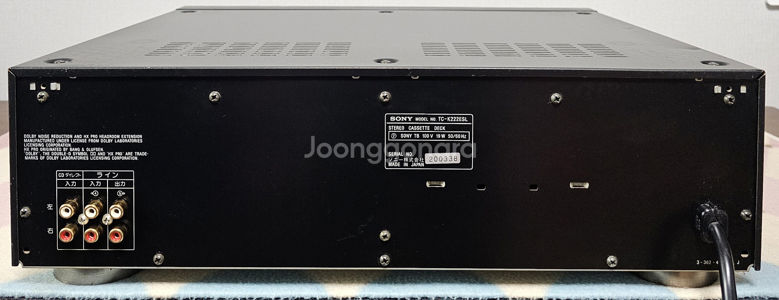 SONY 카세트 데크 TC-K222ESL--2