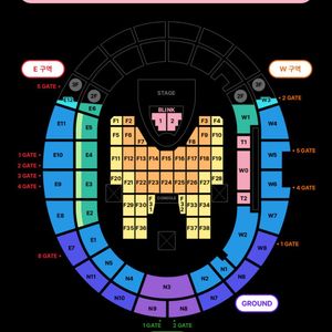 블랙핑크콘서트 고양 7/6 w3시야제한석 11열 연석
