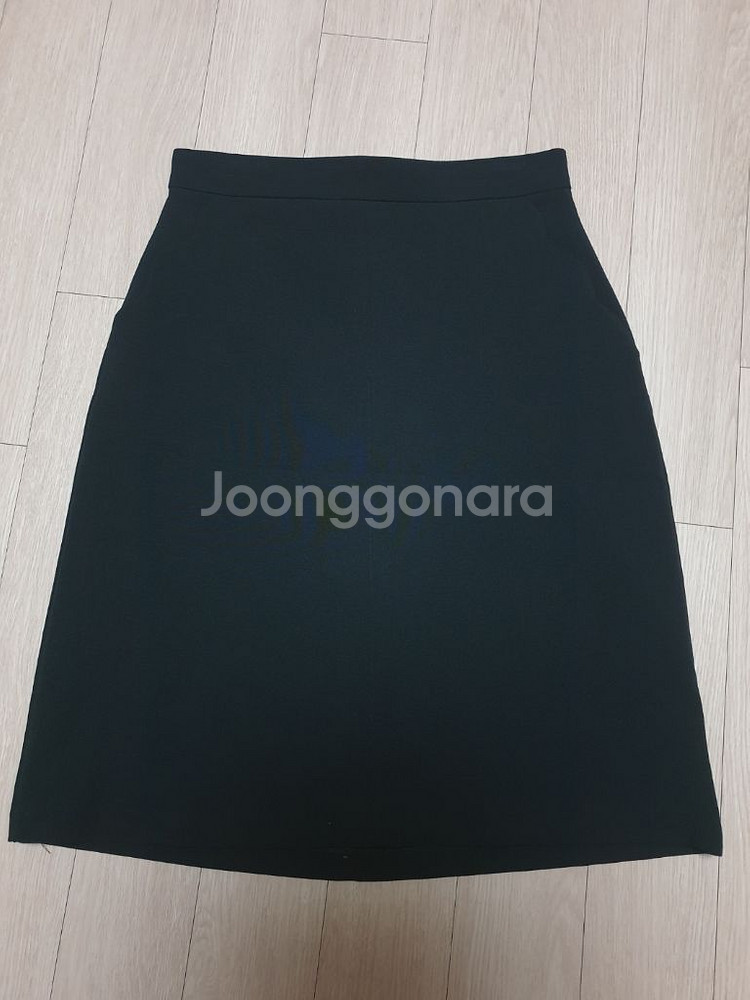 블랙 A라인 치마 새상품--0