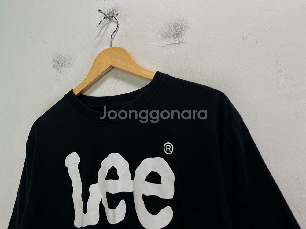 95-100 Lee 빅로고 프린팅 루즈핏 반팔티--1