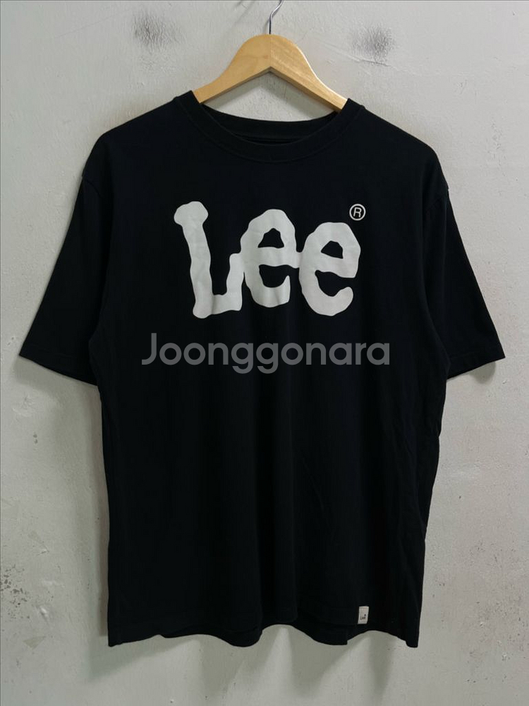 95-100 Lee 빅로고 프린팅 루즈핏 반팔티--0