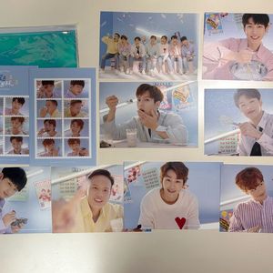 비투비 7주년 전시회 우표+엽서+파우치 세트