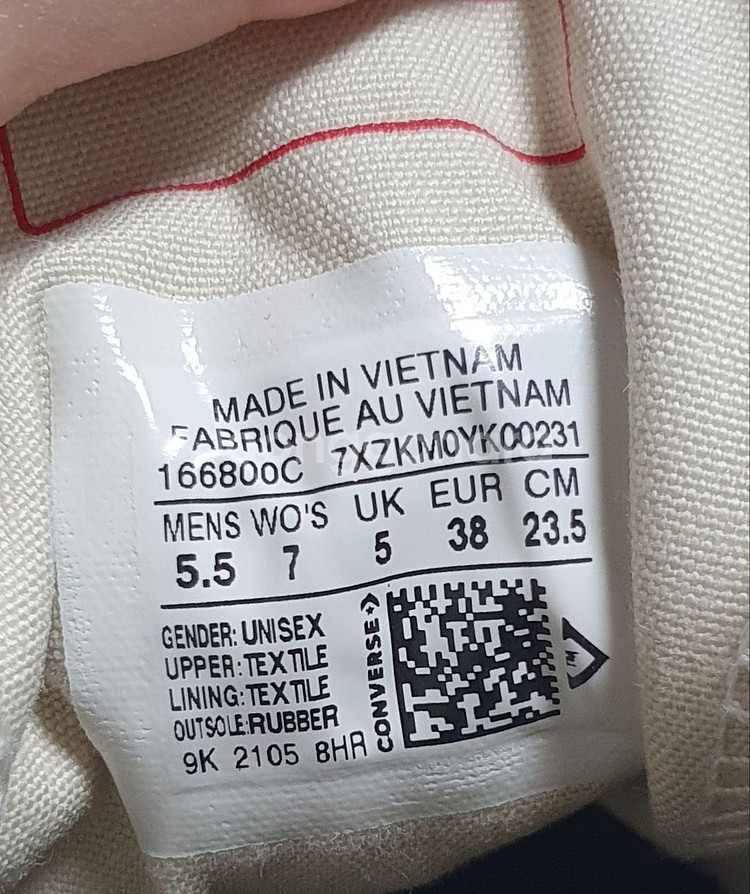 무료배송 235mm 컨버스 런스타 하이크 블랙 하이탑--6
