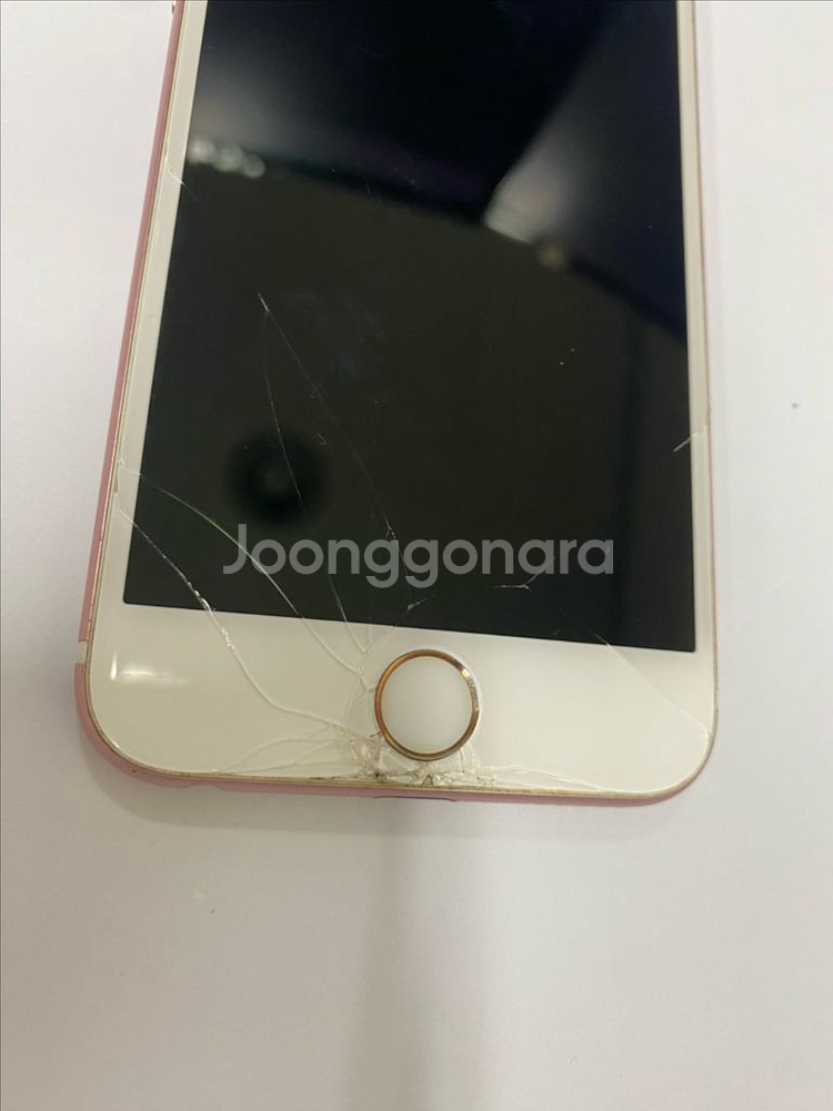 아이폰6S 로즈골드 액정파손 기능정상 카메라용추천--3