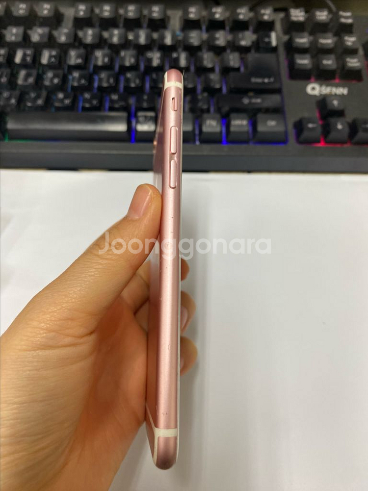 아이폰6S 로즈골드 액정파손 기능정상 카메라용추천--5