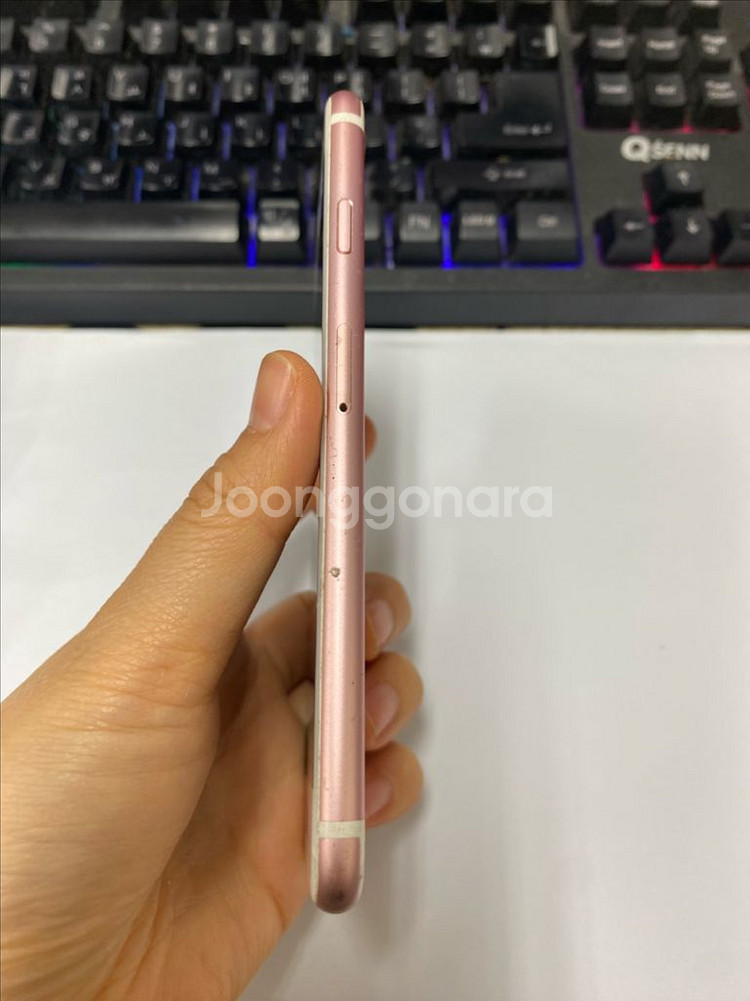 아이폰6S 로즈골드 액정파손 기능정상 카메라용추천--6