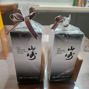 야마자키 메탈 하이볼 텀블러 & 오크통 코스터 프리미엄