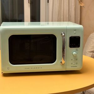 대우 더클래식 전자레인지 민트색 20L 레트로
