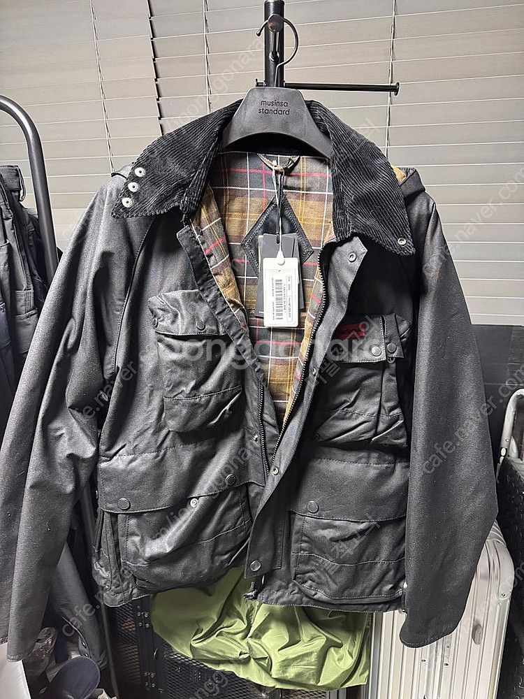 바버 X CP Company 크릴 왁스 자켓 M--0