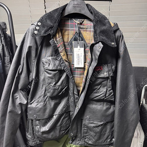 바버 X CP Company 크릴 왁스 자켓 M