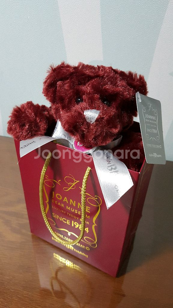 배스킨라빈스 ㅡ 조안 테디베어 (와인색)--0