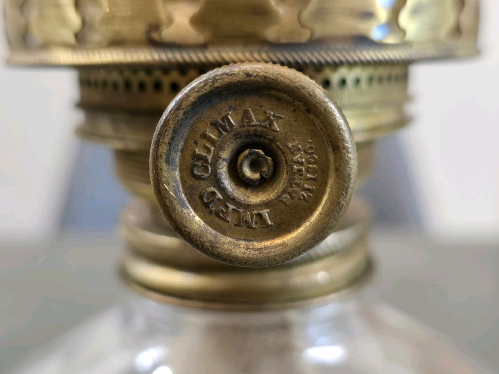 앤틱 1890년 영국 IMPD CLIMAX 오일램프 이미지