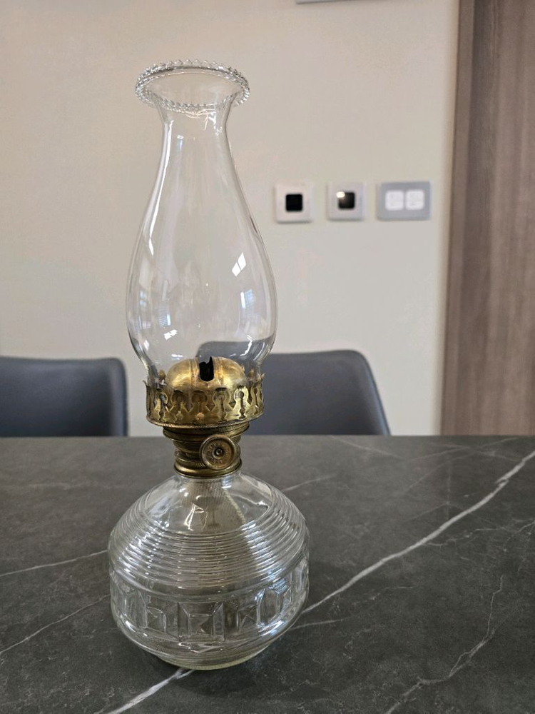 앤틱 1890년 영국 IMPD CLIMAX 오일램프 이미지