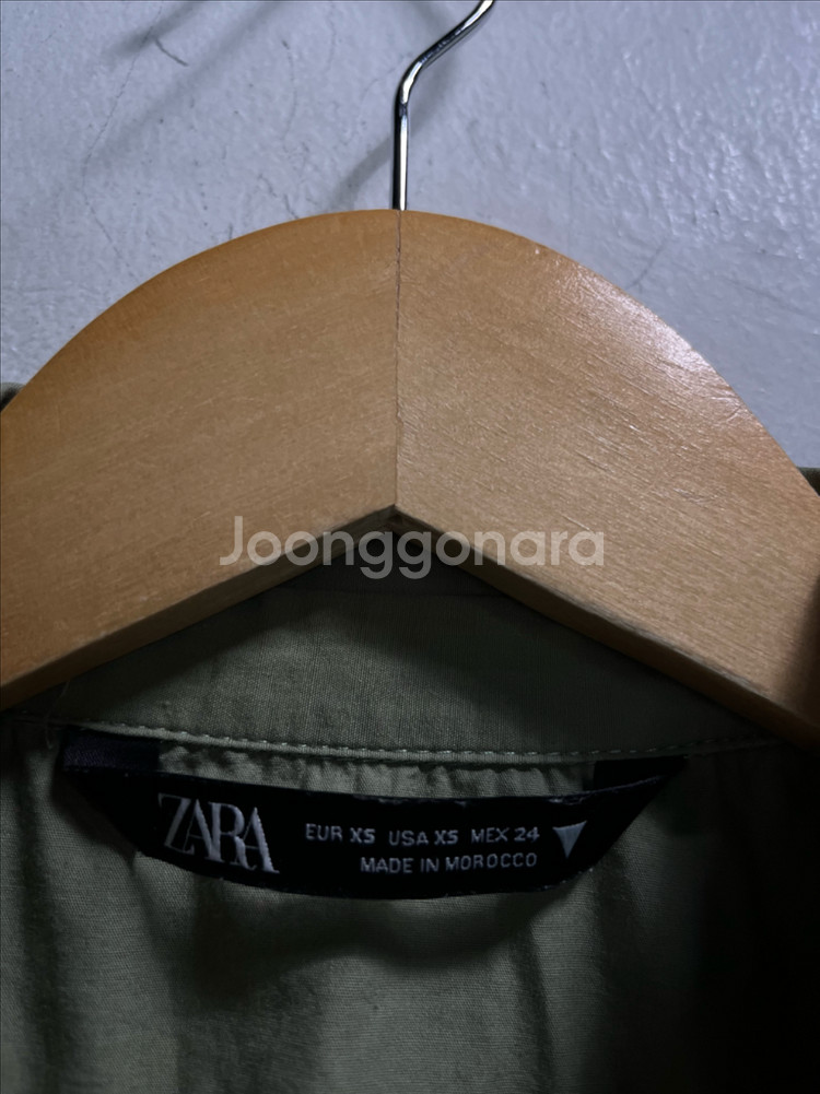 55-66 ZARA 자라 루즈핏 반팔 셔츠 남방--3