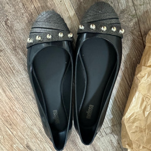 멜리사 블랙 플랫슈즈