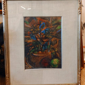 정물 추상1989년. 유화그림