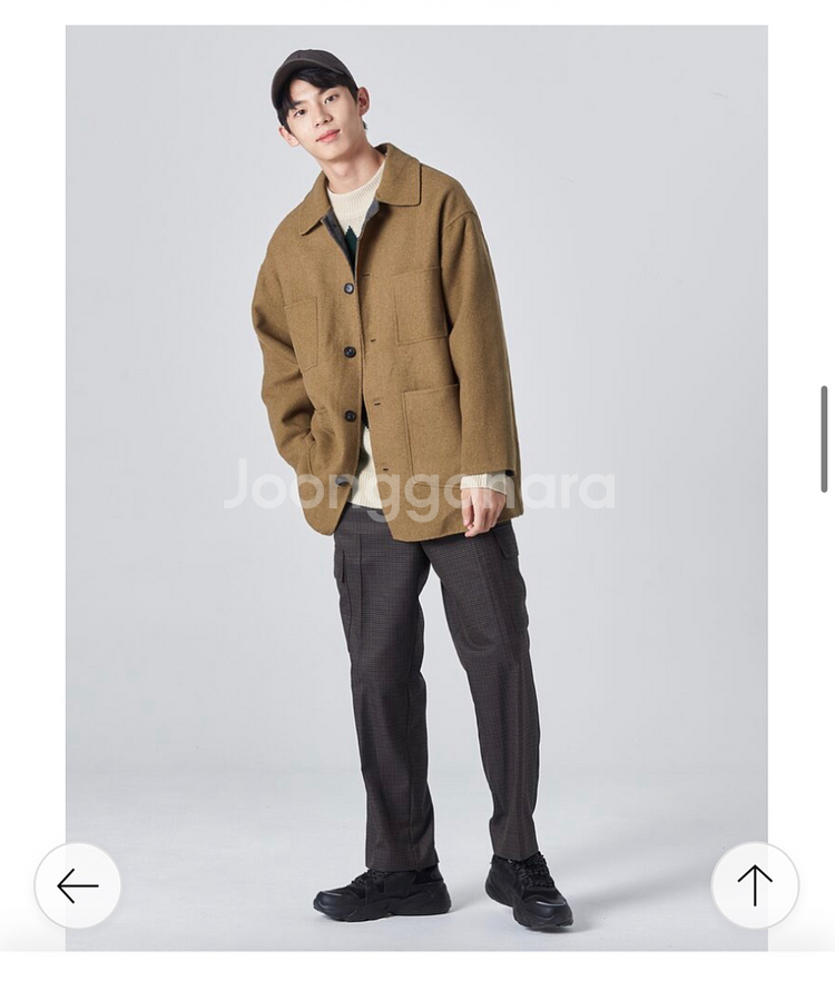 미사용 에잇세컨즈 베이지 포켓 코트 팝니다--6