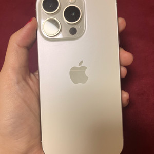 아이폰 15프로 화이트 티타늄 128GB S급