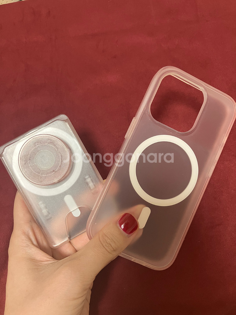 아이폰 15프로 화이트 티타늄 128GB S급--8