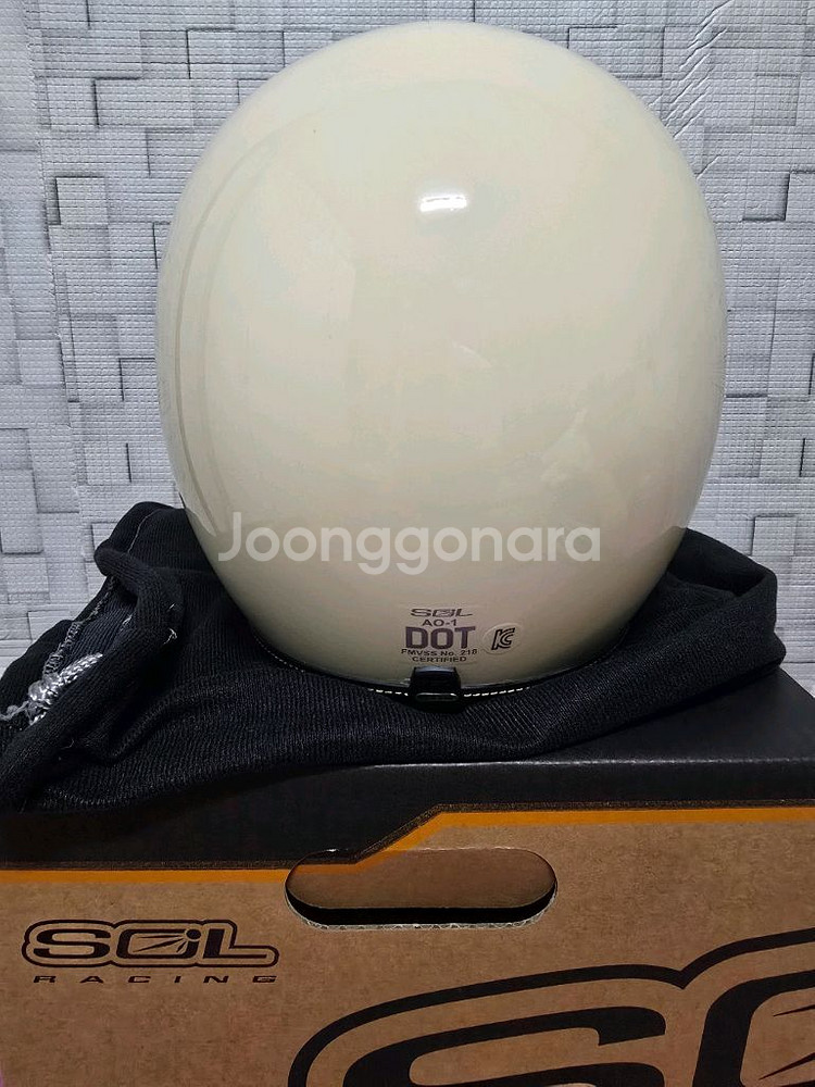 오픈페이스 헬멧 sol ao-1 빈티지화이트 L--2