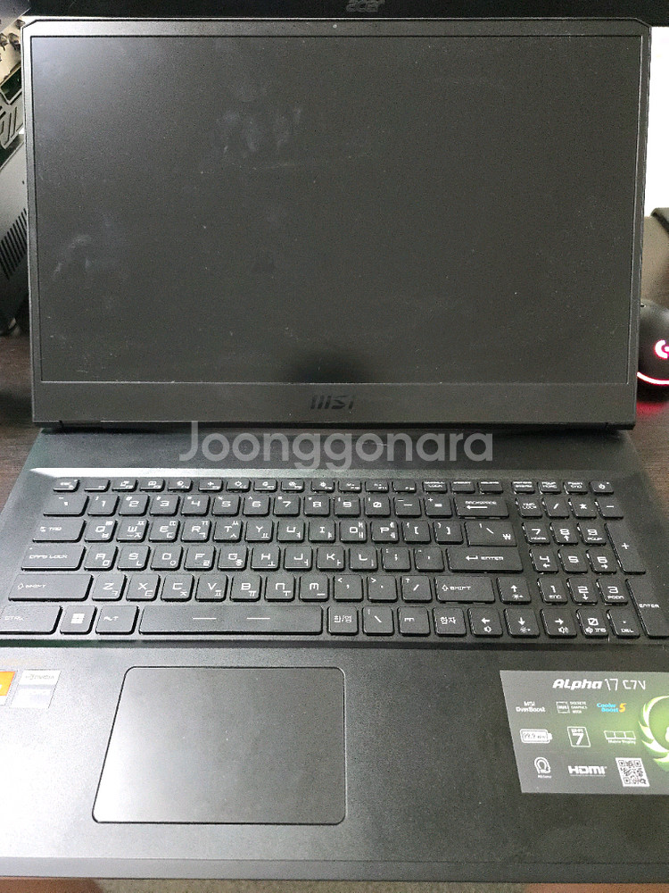 MSI 알파 17 C7VG 7945HX 4070--2