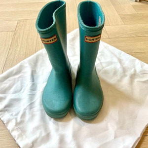 헌터 키즈 레인부츠 장화 UK10