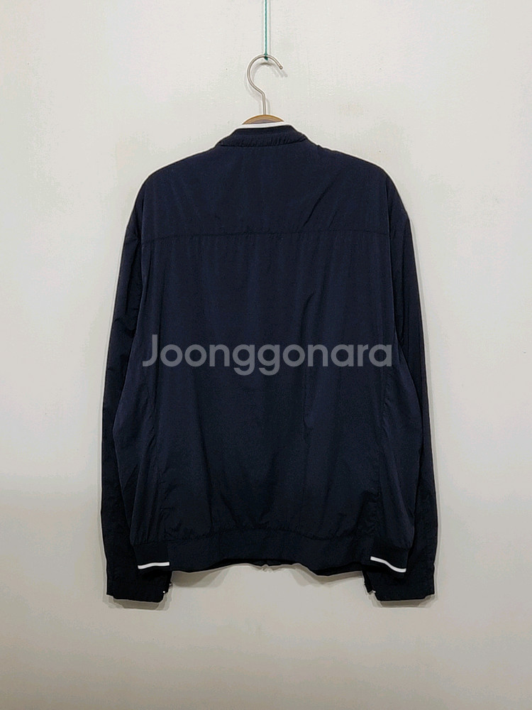 (L) 라코스테 바람막이 점퍼 네이비 스판 윈드자켓--5