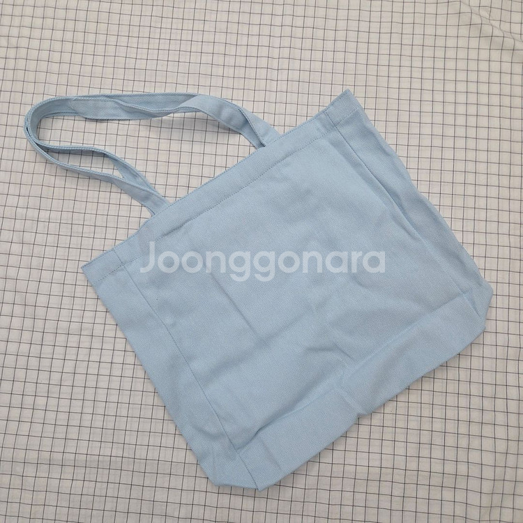 [미사용] 베베 레터링 자수 에코백 숄더백--4