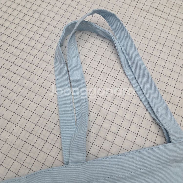 [미사용] 베베 레터링 자수 에코백 숄더백--8