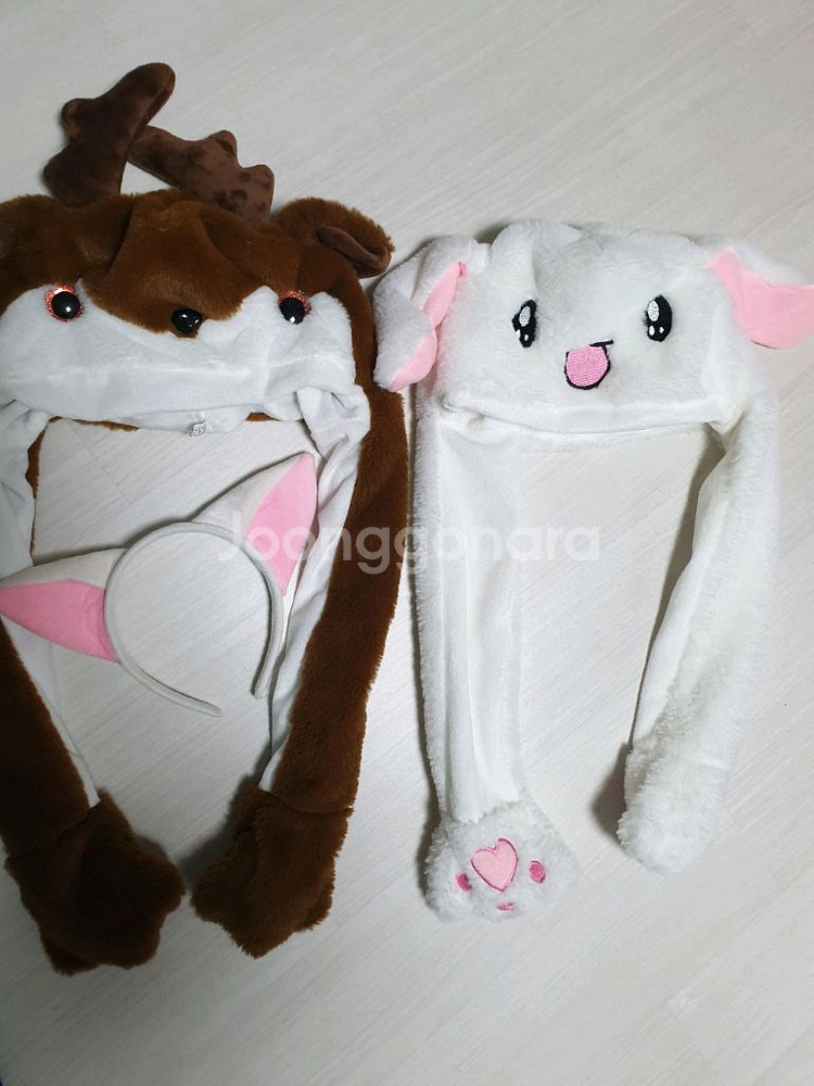 토끼/사슴/고양이 귀 세트--0