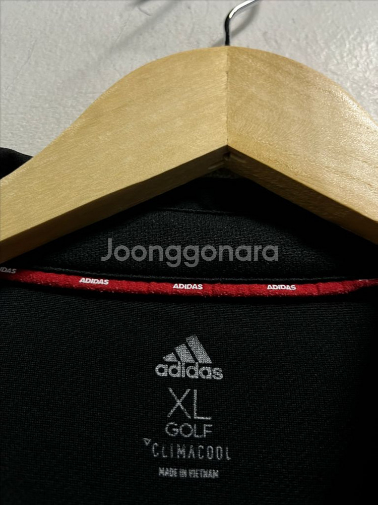 105 아디다스 골프 기능성 스판 반팔 카라티--4