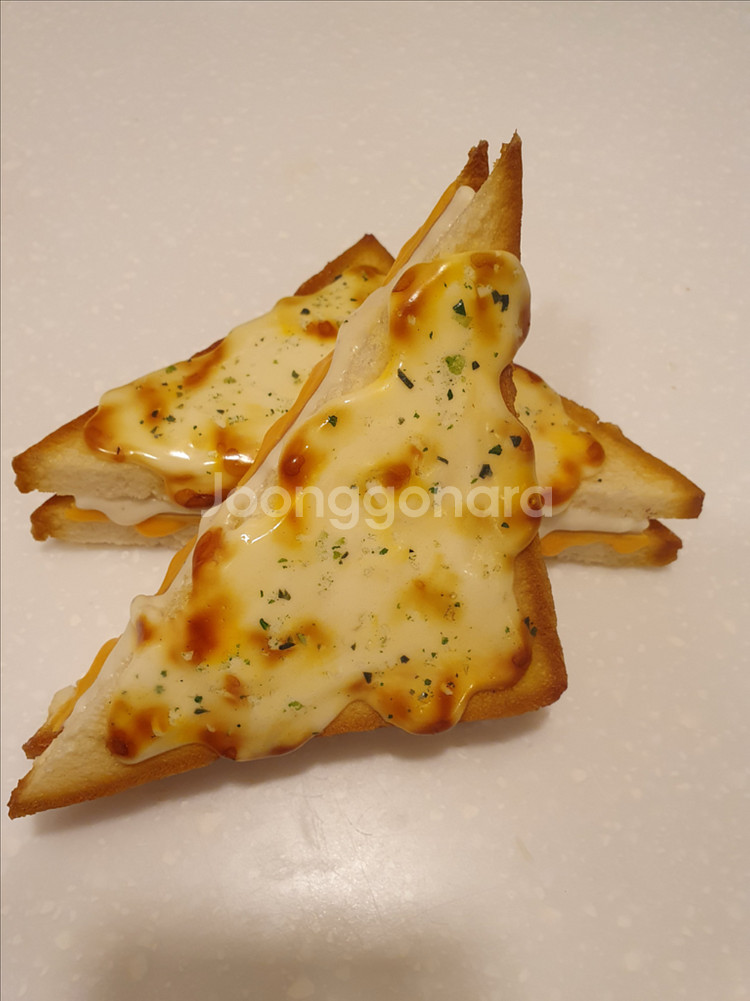 카페 디저트 모형 (크로크무슈/허니브레드)--0
