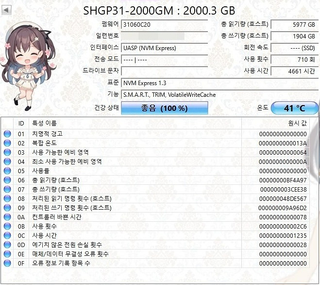 SK하이닉스 P31 M.2 NVMe (2TB)--0