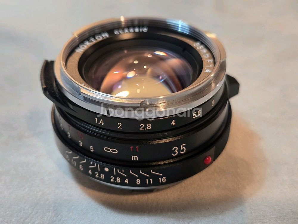 보이그랜더 녹턴 35mm + 테크아트 LM-EA9 어댑--1