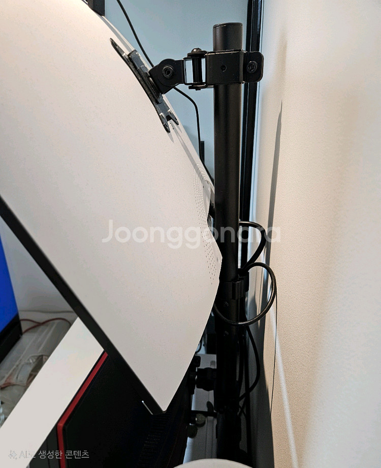 qhd 32, fhd 27 듀얼 모니터.--2