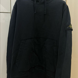 스톤아일랜드 블랙 후드티 xl (새상품급)